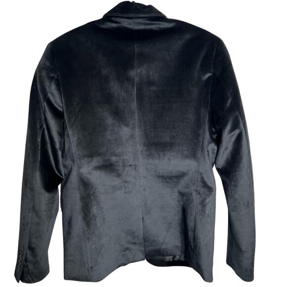 GBG Men's Black Velvet Two Button Blazer Size Medium - Picture 4 of 7